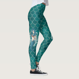 Estas São Minhas Leggings de Sereia para Mulheres 