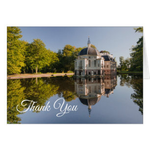 Estate Refletido em Pond Obrigado Cartão de Nota d