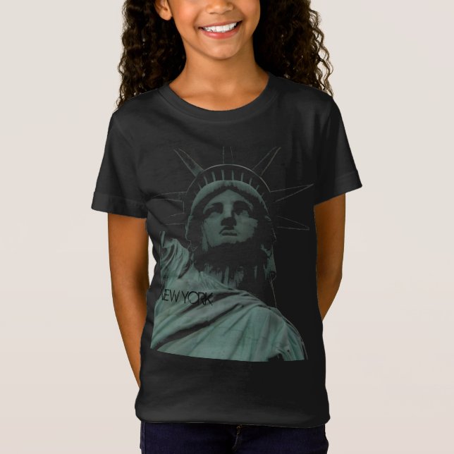 Estátua da Liberdade de Camiseta NY Shirt Souvenir (Frente)