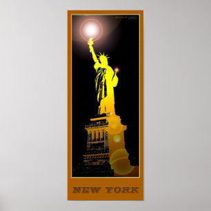 Estátua da Liberdade de Nova Iorque - 02 - Poster 