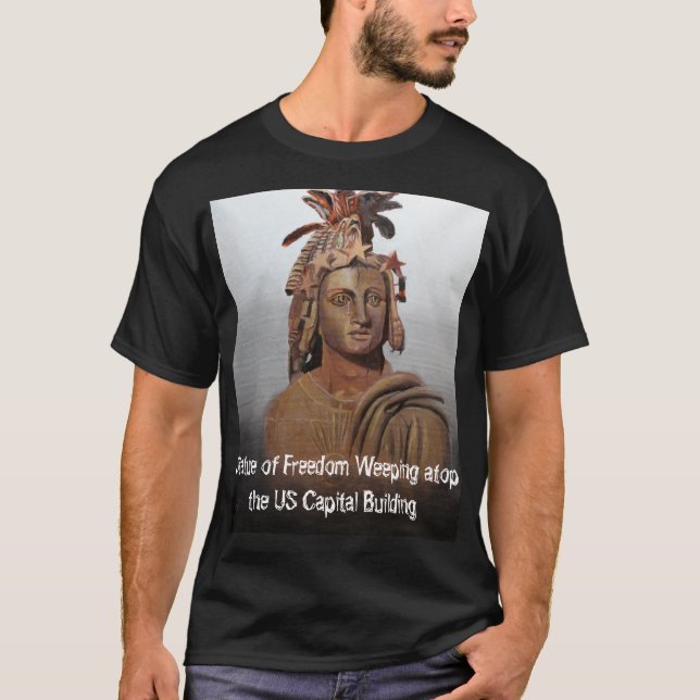 Estátua da Liberdade Manipulando T-Shirt (Frente)