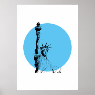 Estátua Da Liberdade Poster