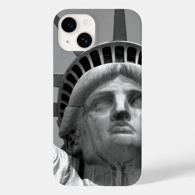 Estátua da Liberdade Preta e Branca (Verso)
