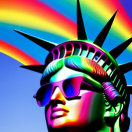 Estátua da Liberdade Rosto T-Shirt