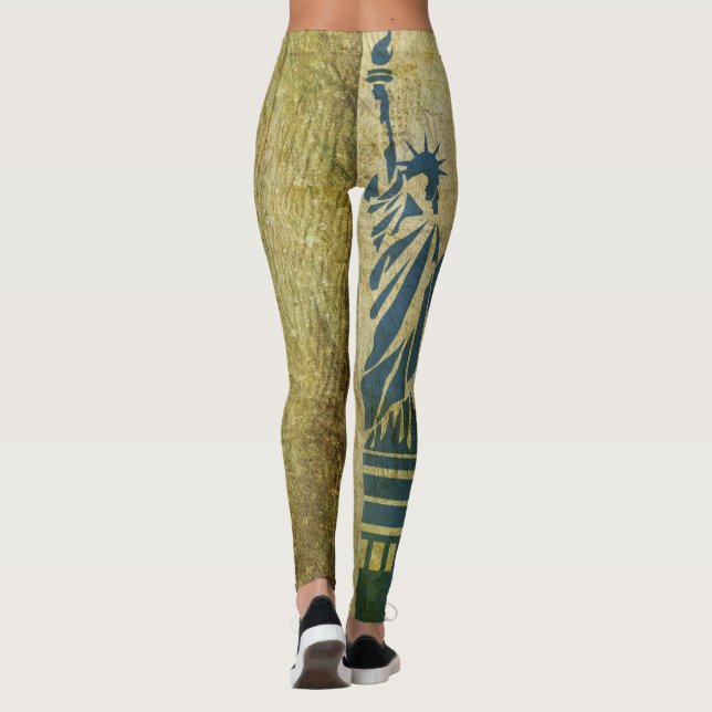 Estátua das Leggings Femininas da Liberdade (Verso)