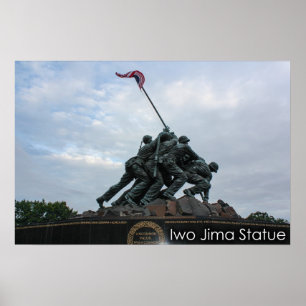 Estátua de Iwo Jima Poster