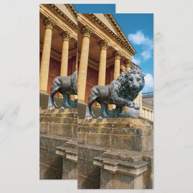 Estátua de Leão (Frente/Verso)