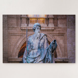 Estátua de São Paulo Roma. Quebra-cabeça