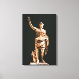 Estátua do impressão das canvas de Augustus Caes