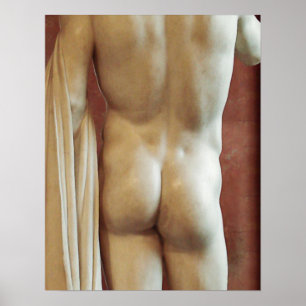 Estátua do impressão traseiro de David