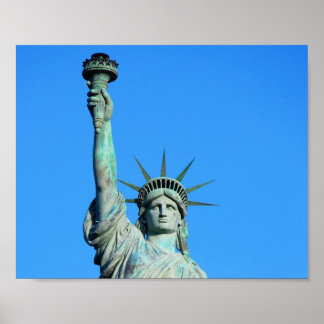 Estátua do muro da Liberdade - poster