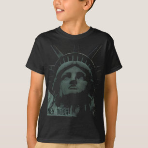Estátua do T-Shirt Kid da Liberdade Orgânica T de