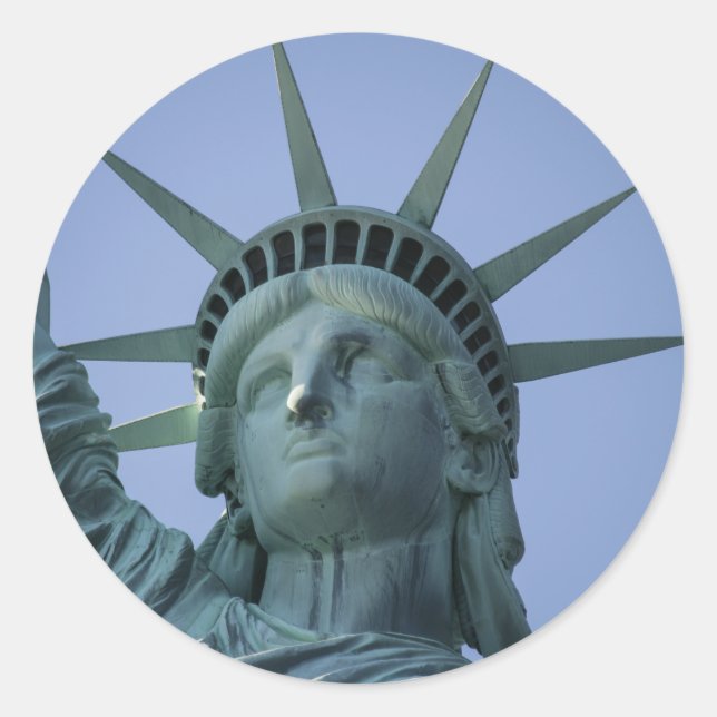 Estátua dos adesivos da Liberdade (Frente)