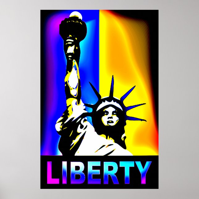 Estátua dos Posters da Liberdade (Frente)