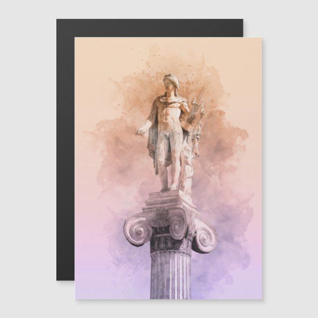 Estátua grega clássica de Apollo (Frente/Verso)
