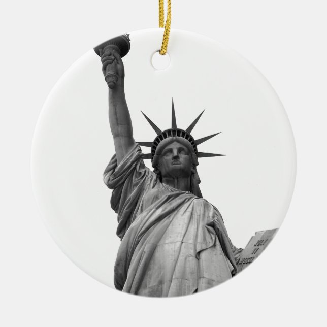 Estátua Negra e Branca da Liberdade (Frente)