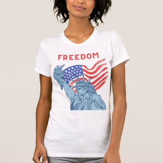 Estátua Personalizada Da Camiseta Liberdade