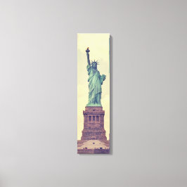 Estátua Tonelada Vintage Da Canvas Vertical Da Lib