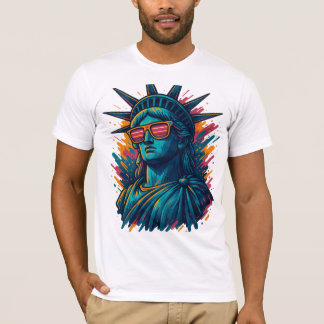 Estátua Urbana de Camiseta de Roupa Livre - NYC