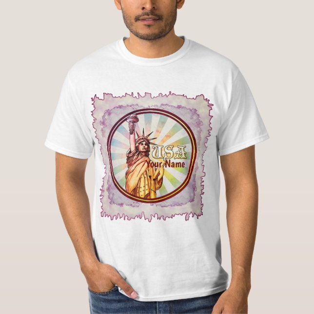 Estátua Vermelha da Camisa Liberdade (Frente)