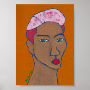 Estava Olhando Em Seus Olhos - Impressão de Arte