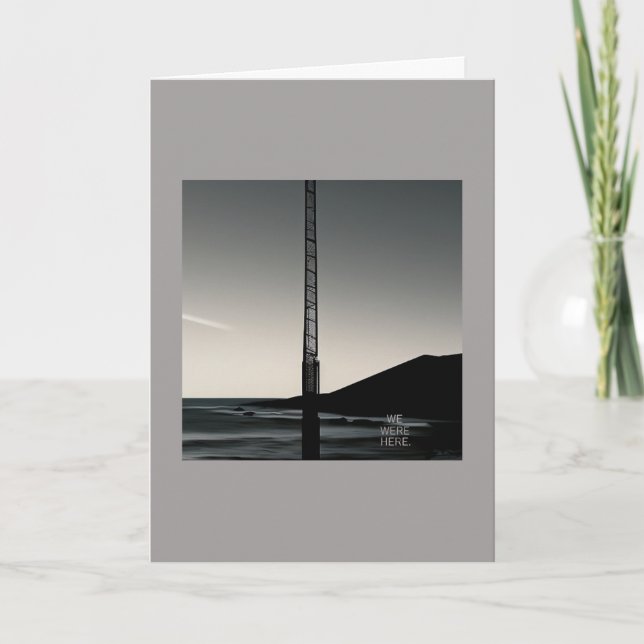 Estávamos aqui para cumprimentar o cartão (Frente)