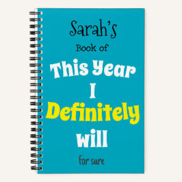 Este Ano Eu Definitivamente Vou Notebook