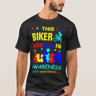 Este Biker Veste Azul para Camisa de Consciência d