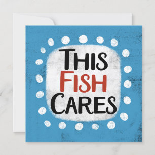 Este Cartão De Saudação De Peixe