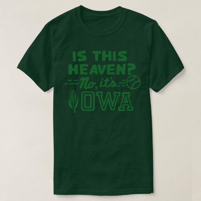 Este Céu Não É Sua Camisa De Iowa 1 (Frente do Design)