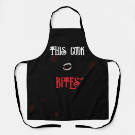 Este Cook Morde Impressão Apron