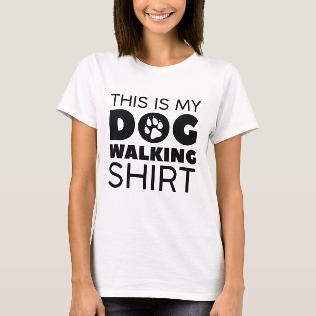Este É Meu Cachorro Andando Camisa (Frente)