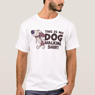 Este É Meu Cachorro Caminhando Camisa Com Cachorro