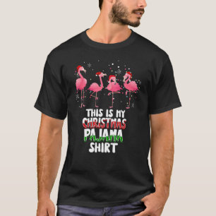 Este É Meu Flamingo De Camisa De Natal Luzes De Na
