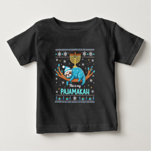 Este é meu pijama judeu Hanukkah suéter feio