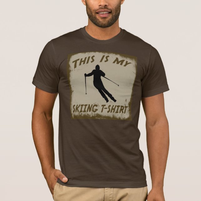 ESTE É MEU T-SHIRT DO ESQUI (Frente)