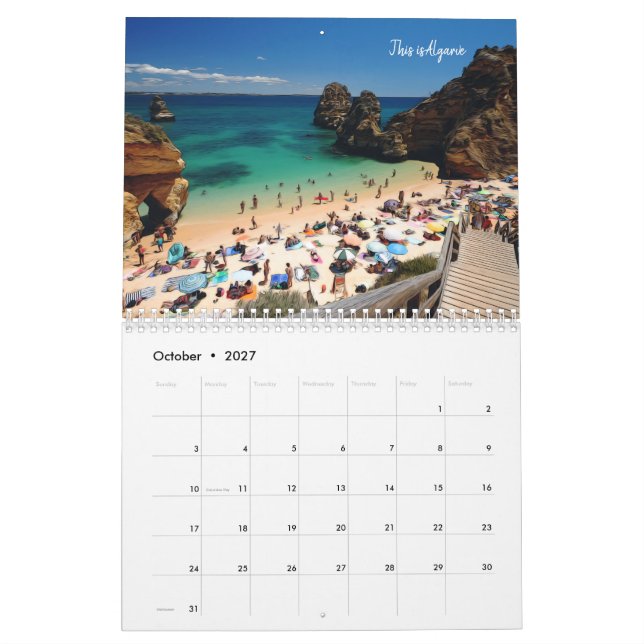 Este é o Calendário de Portugal (Out 2027)