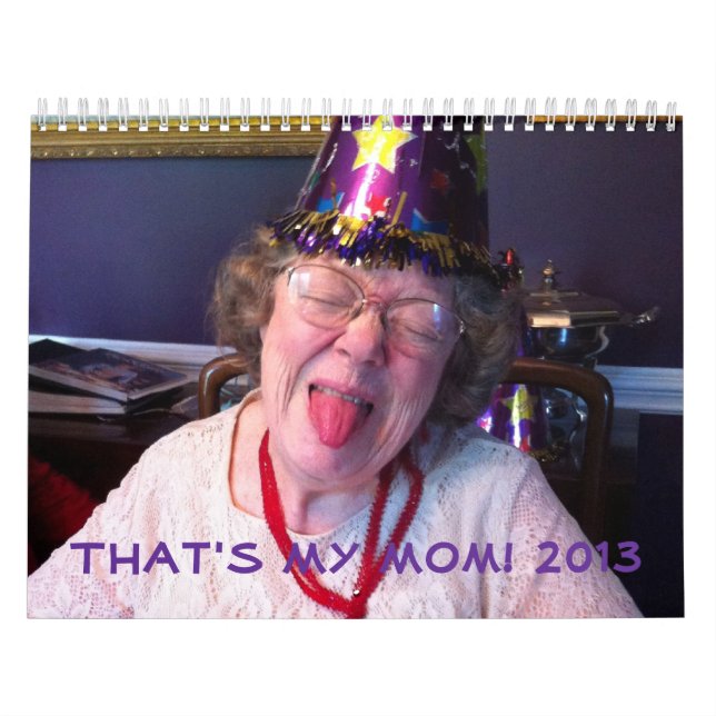 Este é o calendário engraçado da minha mãe (Capa)