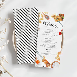 Este é o Menu Janto de Casamento do Script Italian