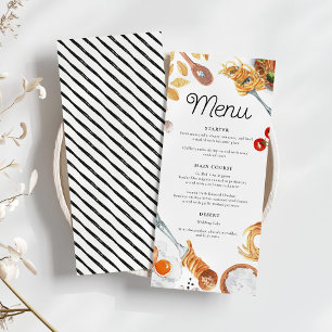 Este é o Menu Janto de Casamento do Script Italian