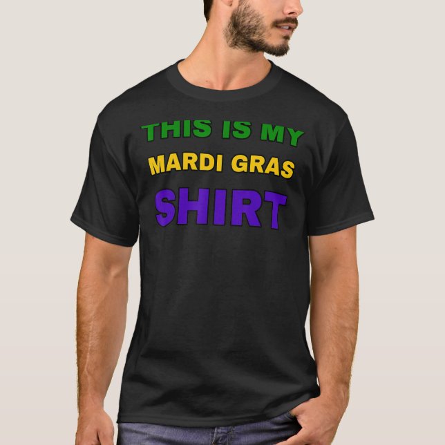 Este é o meu Carnaval de terça-feira de Camisa Gra (Frente)