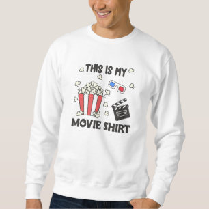 Este É O Meu Filme Camisa Cinema Pipoca Assistindo