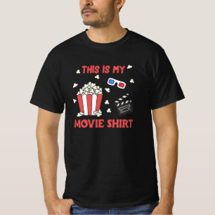 Este É O Meu Filme Camisa Cinema Pipoca Assistindo