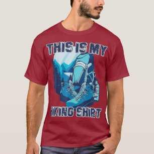 Este É O Meu Hiker De Camisa De Idiota Que Deu En