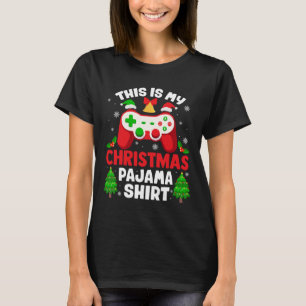 Este É O Meu Jogo De Vídeo De Camisa De Natal Do P