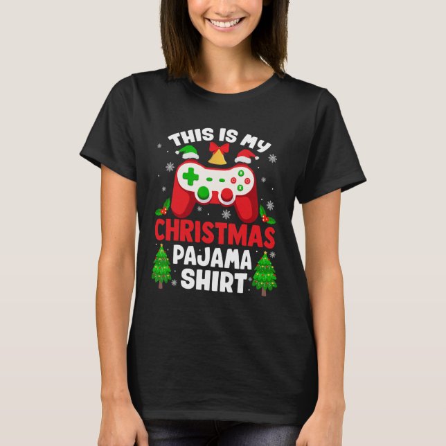 Este É O Meu Jogo De Vídeo De Camisa De Natal Do P (Frente)
