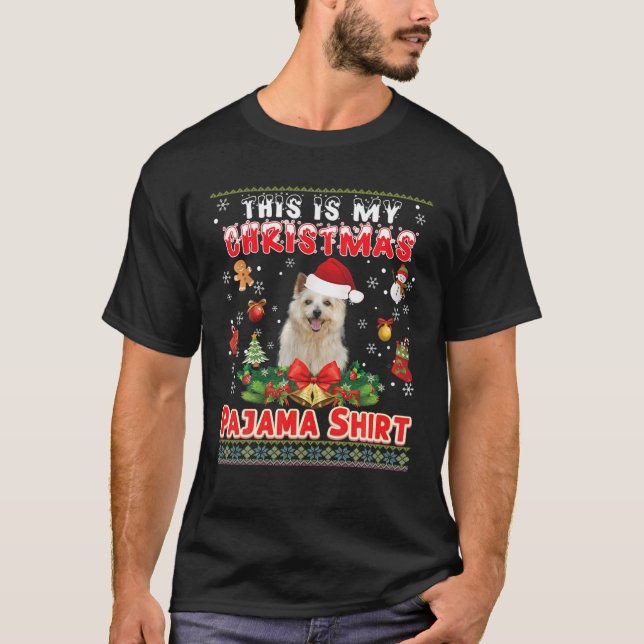 Este É O Meu Pajama De Natal A Camisa Norwich Terr (Frente)