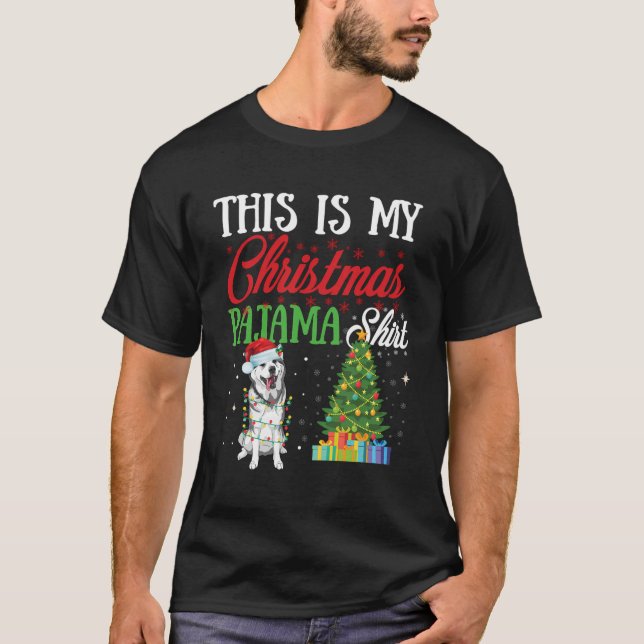 Este É O Meu Pajama De Natal A Camisa Siberian Hus (Frente)