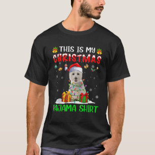 Este É O Meu Papjama De Natal Camisa Westie Santa