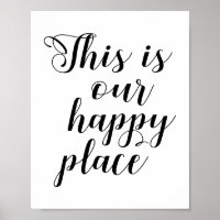 Este É O Nosso Lugar Feliz Poster
